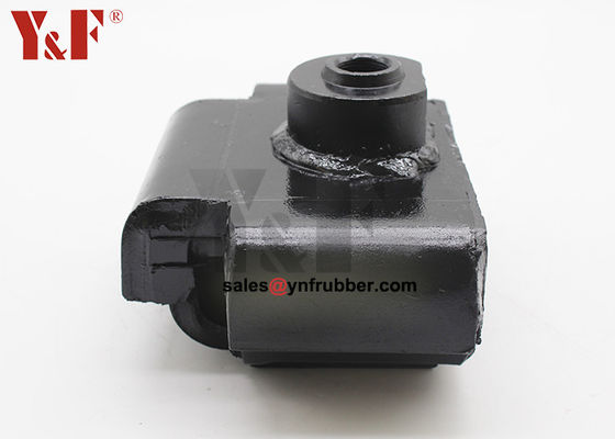 OEM Anti Vibration Rubber Mounts Flanged Vibration Damping Sandwich Mounts การติดตั้งซานด์วิช