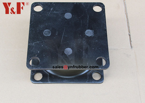สีดํา Compactor ยางติดตั้ง Isolators การต่อต้านน้ํามัน การลดความสั่น
