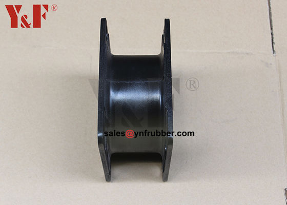 สีดํา Compactor ยางติดตั้ง Isolators การต่อต้านน้ํามัน การลดความสั่น