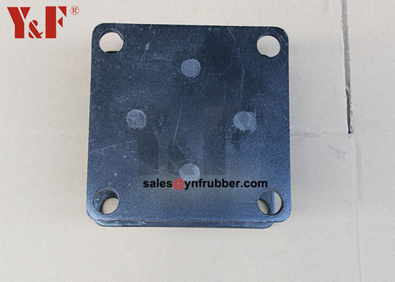 สีดํา Compactor ยางติดตั้ง Isolators การต่อต้านน้ํามัน การลดความสั่น