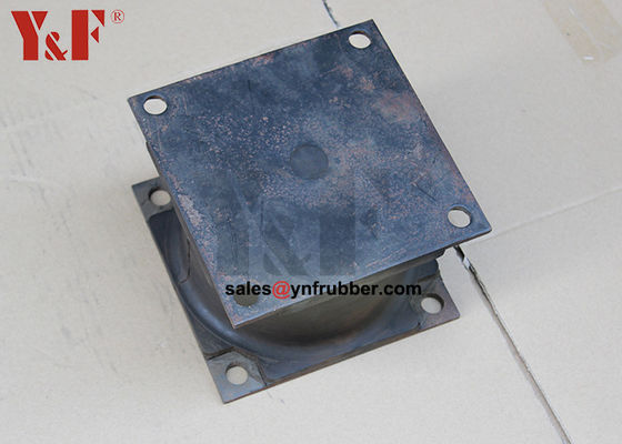สีดํา Compactor มอนท์ Isolators ยางอัดกระแทกอุตสาหกรรม